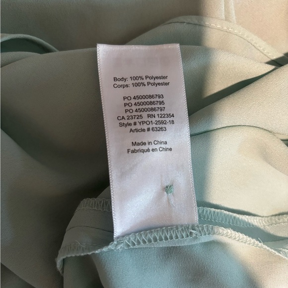 Aritzia Babaton Light Blue Ruffle Sleeve Blouse - Picture 4 of 8